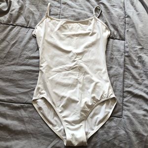 Bloch White Camisole Leotard